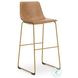 Crandox Toast And Gold Bar Stool