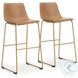 Crandox Toast And Gold Bar Stool