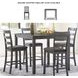 Bridson Gray 6 Piece Rectangular Dining Room Set