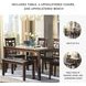 Bennox Brown 6 Piece Rectangular Dining Room Set