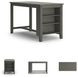 Caitbrook Gray Rectangular Counter Height Dining Table