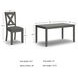 Caitbrook Gray 7 Piece Rectangular Dining Table Set