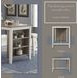 Skempton White And Light Brown 3 Piece Counter Height Dining Set