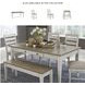 Skempton White And Light Brown Dining Table