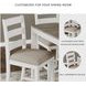 Skempton White And Light Brown 8 Piece Counter Height Dining Set