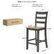 Gesthaven Natural And Brown Counter Height Stool Set Of 2