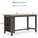 Gesthaven Natural And Brown Rectangular Counter Height Dining Table