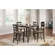 Gesthaven Natural And Brown 5 Piece Counter Height Dining Set