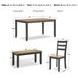 Gesthaven Natural And Brown 6 Piece Dining Set