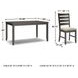 Rokane Brown 7 Piece Dining Room Set