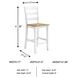 Gesthaven Natural And White Counter Height Stool Set Of 2