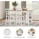 Gesthaven Natural And White Rectangular Counter Height Dining Table