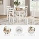 Gesthaven Natural And White Drop Leaf Round Dining Table