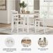 Gesthaven Natural And White 5 Piece Counter Height Dining Set