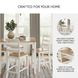 Gesthaven Natural And White 5 Piece Counter Height Dining Set