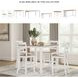 Gesthaven Natural And White 5 Piece Counter Height Dining Set