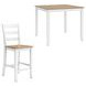 Gesthaven Natural And White 5 Piece Counter Height Dining Set