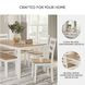 Gesthaven Natural And White 6 Piece Dining Set
