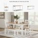 Gesthaven Natural And White 6 Piece Dining Set