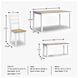 Gesthaven Natural And White 6 Piece Dining Set