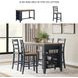 Gesthaven Natural And Blue Rectangular Counter Height Dining Table