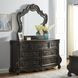 Rhapsody Brown 7 Drawer Dresser and Mirror