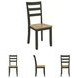Gesthaven Natural And Green Side Chair Set Of 2