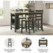 Gesthaven Natural And Green Counter Height Stool Set Of 2