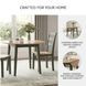 Gesthaven Natural And Green Drop Leaf Round Dining Table