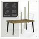 Blondon Brown And Black 7 Piece Dining Set