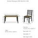 Blondon Brown And Black 7 Piece Dining Set