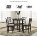 Langwest Cherry Brown 5 Piece Counter Height Dining Set