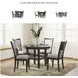 Langwest Cherry Brown 5 Piece Dining Set