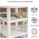 Erinberg Antique White 5 Piece Counter Height Dining Set