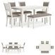 Erinberg Antique White 6 Piece Dining Set