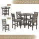 Wrenning Light Gray 5 Piece Counter Height Dining Set