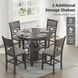 Wrenning Light Gray 5 Piece Counter Height Dining Set
