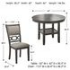 Wrenning Light Gray 5 Piece Dining Set