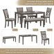 Wrenning Light Gray 6 Piece Dining Set