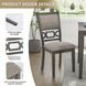 Wrenning Light Gray 6 Piece Dining Set