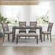 Wrenning Light Gray 6 Piece Dining Set