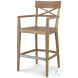 West Bay (D43) Natural Teak Bar Stool