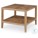 West Bay (D43) Natural Teak Side Table