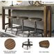 Torjin Brown and Gray Adjustable Stool Set of 2