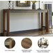 Torjin Brown and Gray Long Counter Height Dining Table