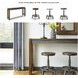 Torjin Brown and Gray Long Counter Height Dining Table