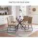 Pharwynn Toast Upholstered Side Chair Set Of 4