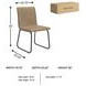 Pharwynn Toast Upholstered Side Chair Set Of 4