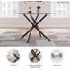 Pharwynn Black Round Dining Table