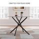 Pharwynn Black Round Dining Table